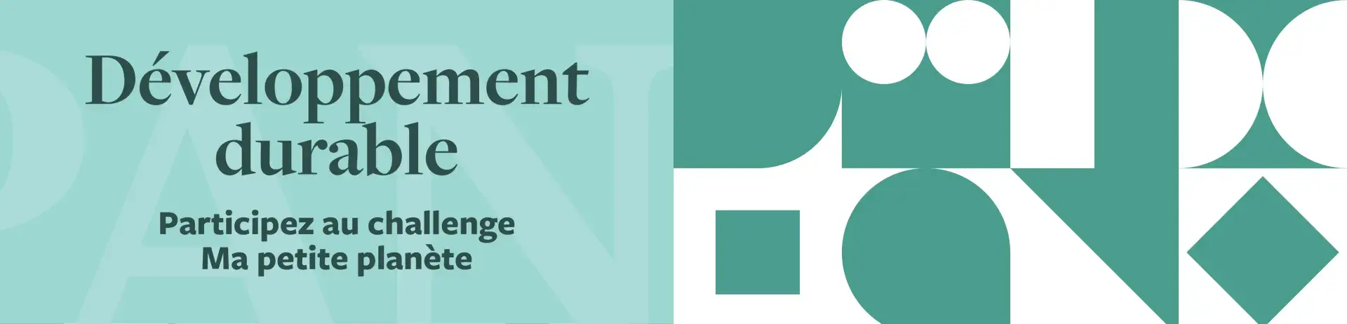 Développement durable Participez au challenge ma petite planète